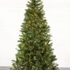 7.5' Aspen Pine Artificial Christmas Tree with 400 Color-Changing Lights