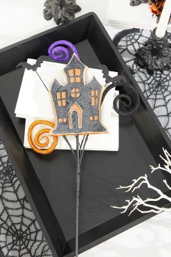 Black and Orange Haunted Mansion Spray