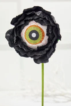 22" Black Eye Ball Flower Stem