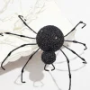 16" Black Frizzy Spider