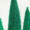 Bottle Brush Trees - Set of 3 - Green