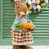 19" Brown Gingham Easter Bunny