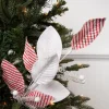 22” Candy Stripe Leaf Spray