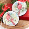 5.75" Cardinal & Pine Ornament