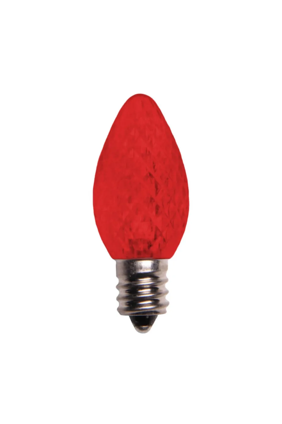 C7 Platinum Elite LED SMD Bulbs (25 bulbs/bag) - Faceted, Red