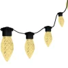 C9 Warm White Faceted 25 LED Light Set