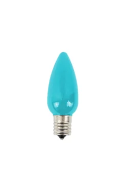 C9 Wonderful LED SMD Bulb (25 bulbs/bag) - Frosted, Teal