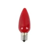 C9 Wonderful LED SMD Bulb (25 bulbs/bag) - Frosted, Red