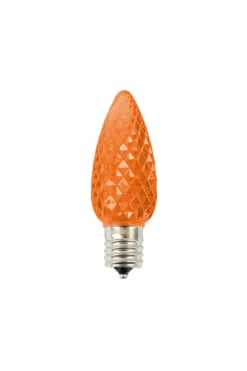 C9 Wonderful LED SMD Bulb (25 bulbs/bag) - Faceted, Orange