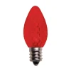 C7 Wonderful LED SMD Bulbs (25 bulbs/bag) - Faceted, Red