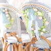 12" Egg & Leaf Wreath - Small