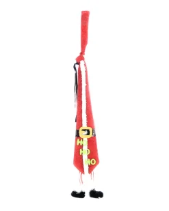 Fabric Christmas Dangling Legs Tie