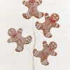 25" Gingerbread Spray