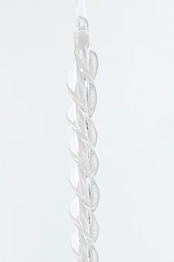 16.5" Glass Icicle Ornament