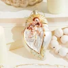 5” Glass & Sequins Holy Family Ornament