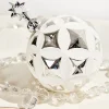 5” Glass Star Faceted Ornament