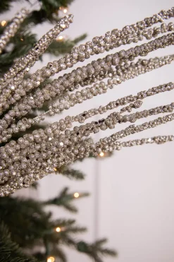 33” Glitter Cluster Berry Spray