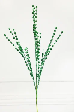 33" Glitter Mica Glitter Ball Spray - Green