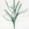 35" Glitter/Mica Mini Leaf/Grass Spray - Green