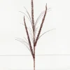 34" Glitter Mica Triple Spike Grass Spray - Copper