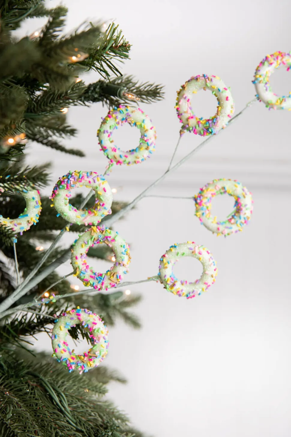 24” Green Sprinkle Donut Spray