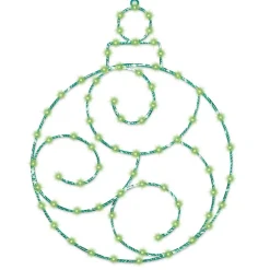 24" Green Twinkling Fairy Copper Wire LED Ornament - 190 Lights