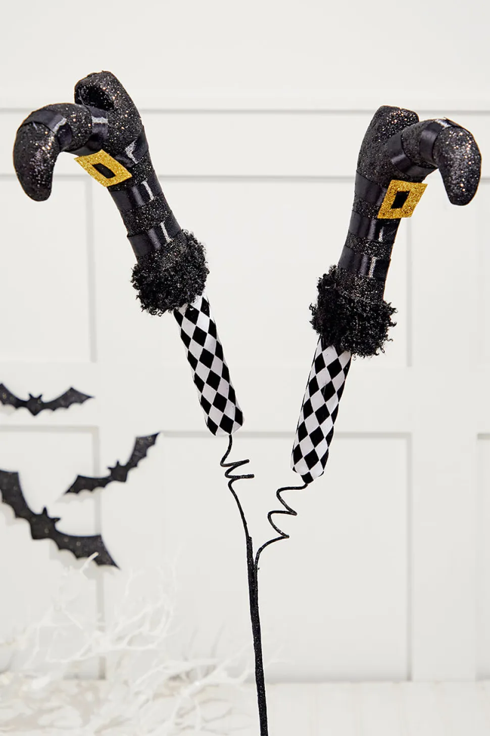 27” Halloween Witch Boots Spray