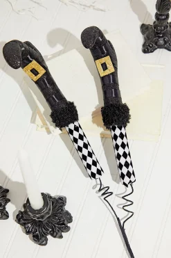 27” Halloween Witch Boots Spray