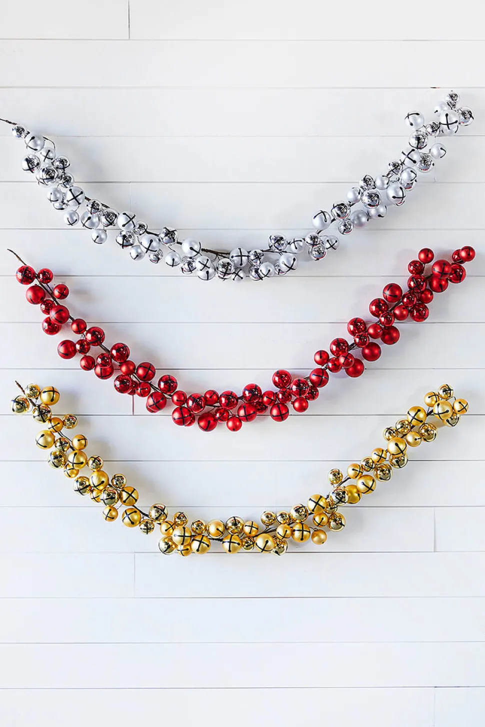 5’ Holiday Gold Jingle Bells Garland