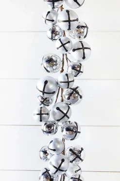 5’ Holiday Silver Jingle Bells Garland