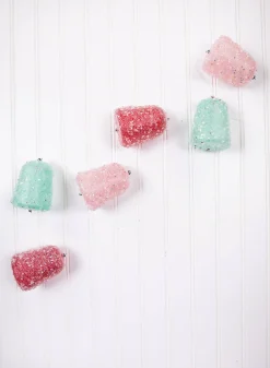 46” Ice Gumdrop Ornament Garland