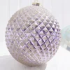 6" Lavender Gold Ball Ornament