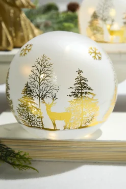 4" - 5" Lighted Glass Dome