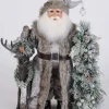 Lighted Snow Covered Wilderness Santa