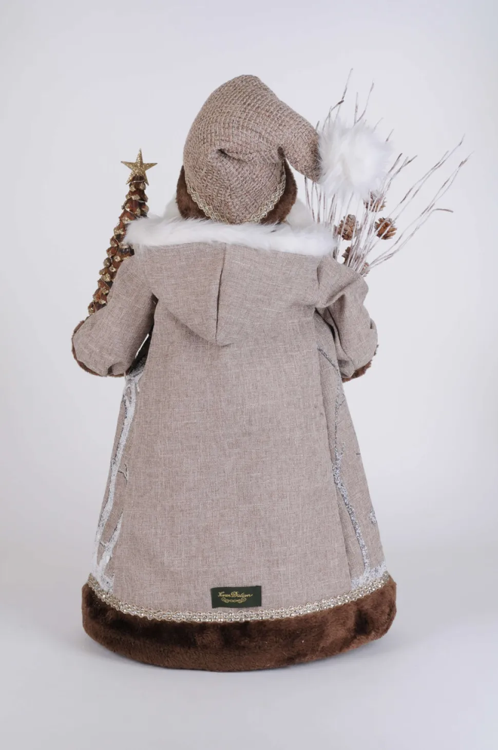 Lighted Winter Woods Santa