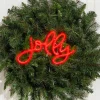 14" Lit Neon Jolly Sign