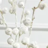 30” Mini Pomegranate Glitter Spray - White