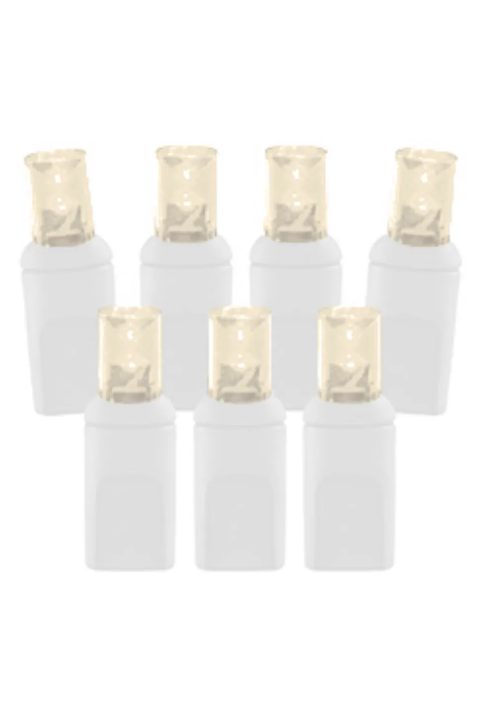 5mm Warm White (White Cord) - 70L 4" Spacing