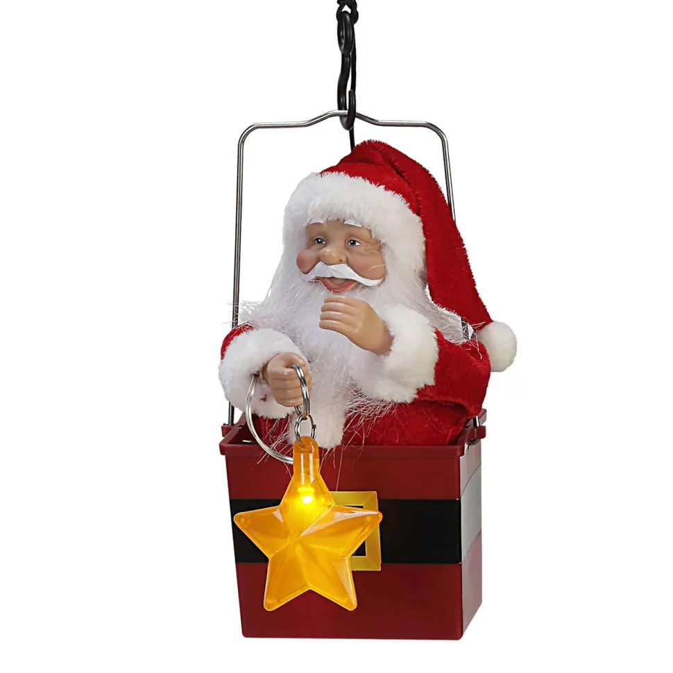 43" Mr. Christmas Animated Santa's Crane