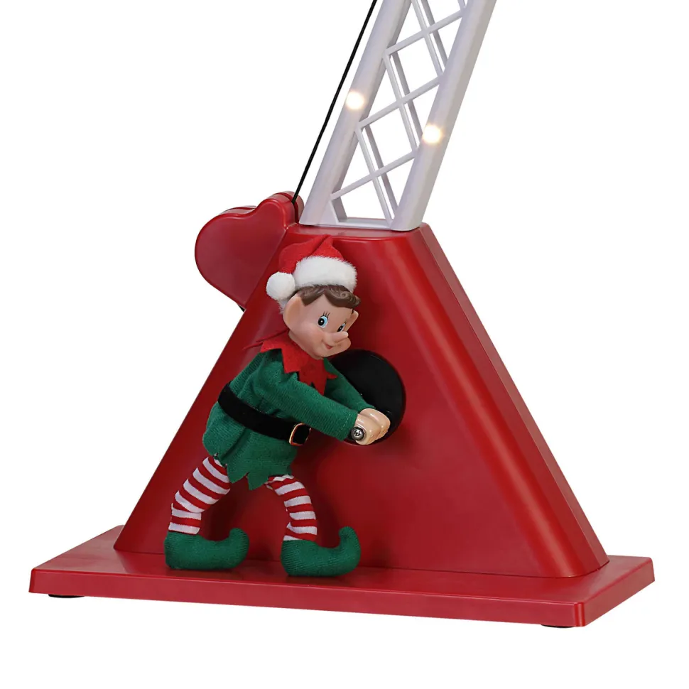 43" Mr. Christmas Animated Santa's Crane