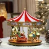 12" Mr. Christmas Animated Very Merry Carousel