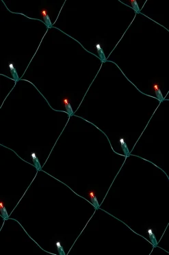 Net Cool White/Red - 5mm 100L 4'x6'