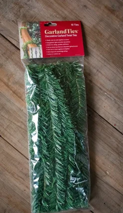14” Noble Pine Garland Ties - 10 Pack