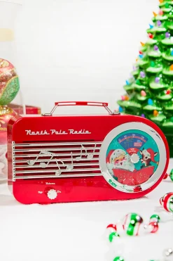 10" North Pole Radio Red