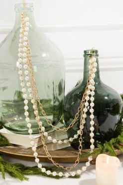 27" Pearl Chain and Bead Garland
