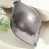4" - 6" Pewter Glass Finial and Ball Ornaments
