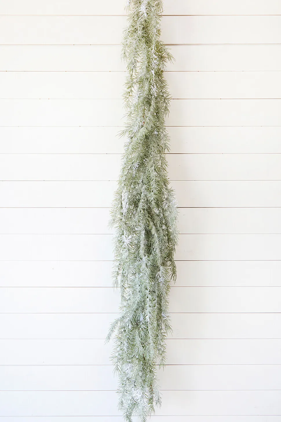 6' Pine Weeping Garland with Frost