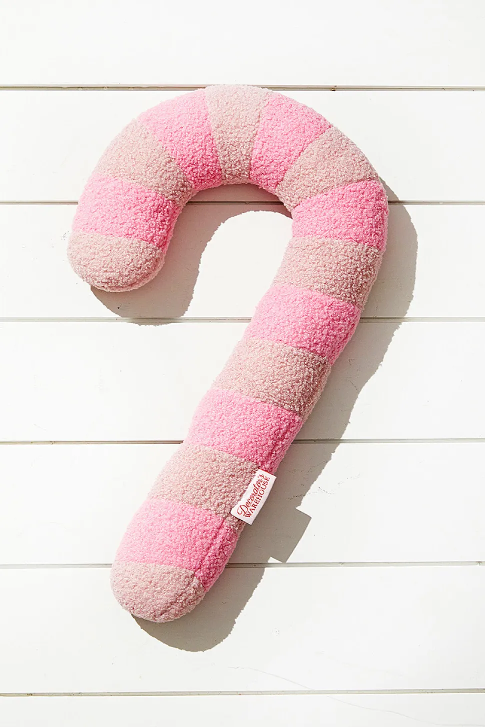 Pink Candy Cane Pillow