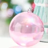 4" Pink Iridescent Ball Ornament