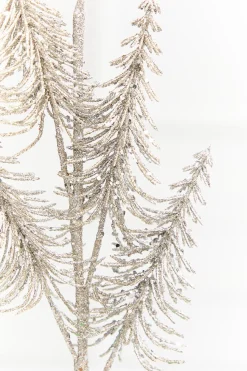 29" Platinum Glitter Tree Spray